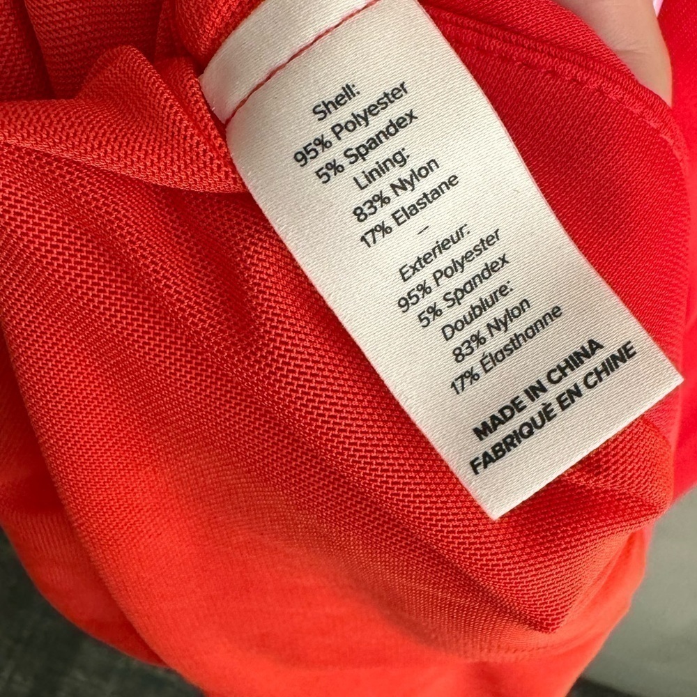 CINQ À SEPT Delia Red Draped Tie Midi Dress Size 8 - Picture 11 of 11